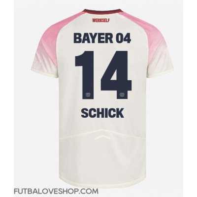 Dres Bayer Leverkusen Patrik Schick #14 Preč 2025-26 Krátky Rukáv Dres Bayer Leverkusen Patrik Schick #14 Preč 2025-26 Krátky Rukáv